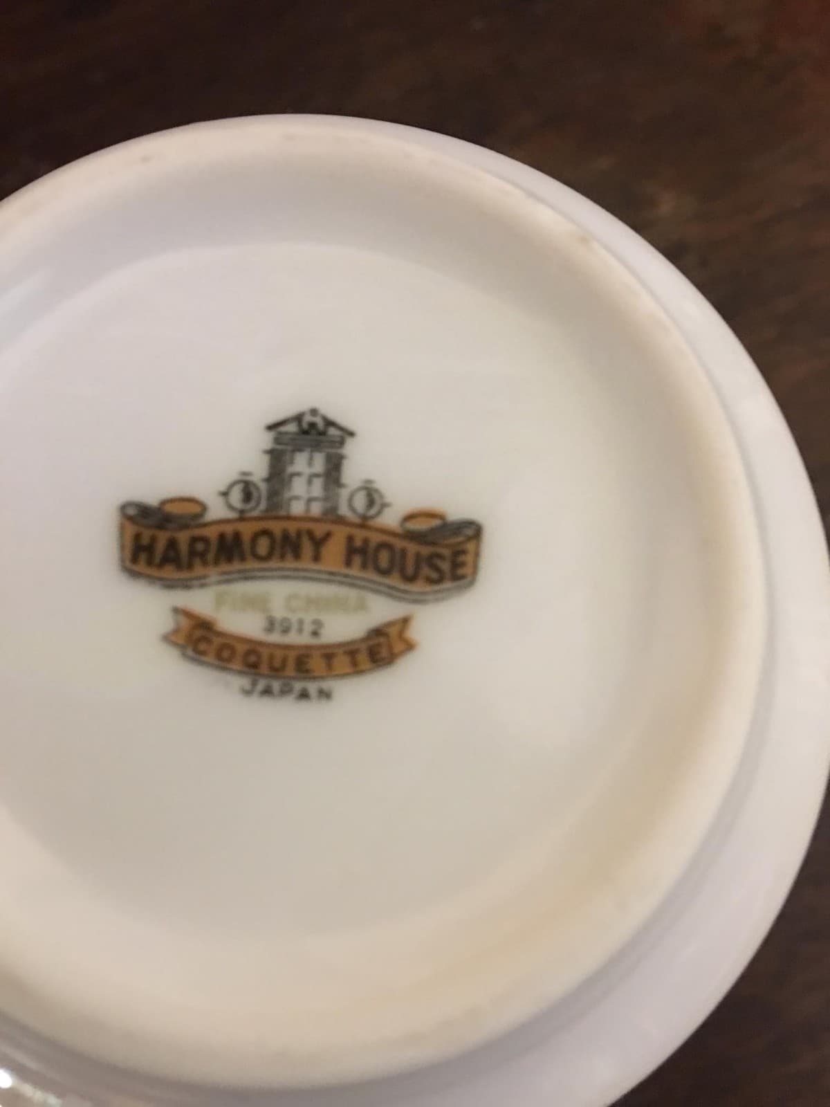 Harmony House Coquette Fine China Japan 3912 Creamer Tulips Pitcher - Thumbnail 2