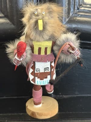 Kachina Doll Navajo Native American Owl Sophia Casuse 420,656 - Image 1