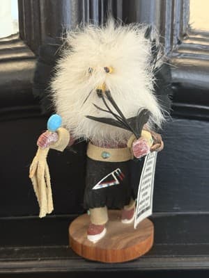 Kachina Doll Navajo Native American Owl Desiderio 430580 - Image 1