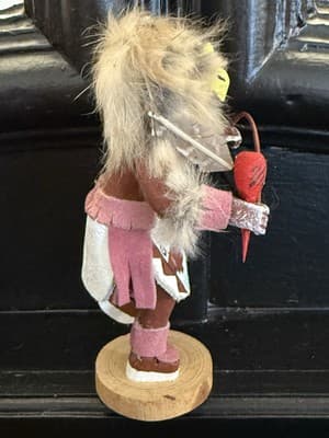 Kachina Doll Navajo Native American Owl Sophia Casuse 420,656 - Thumbnail 4