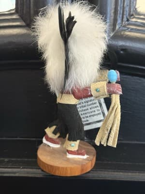 Kachina Doll Navajo Native American Owl Desiderio 430580 - Thumbnail 2
