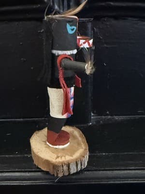 Kachina Doll Hopi Native American Badger "96" AM LDE - Thumbnail 2