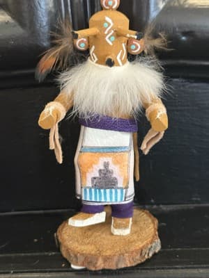 Kachina Doll Hopi Native American Mudhead J/L - Thumbnail 4