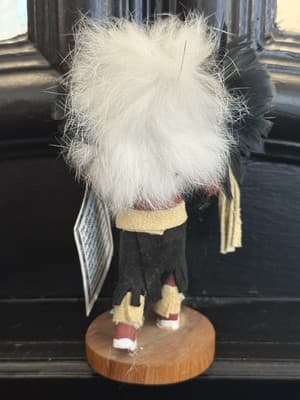 Kachina Doll Navajo Native American Owl Desiderio 430580 - Thumbnail 3