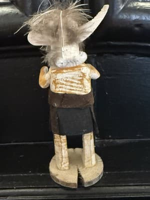 Kachina Doll Hopi Native American Zuni Rain Priest - Thumbnail 3