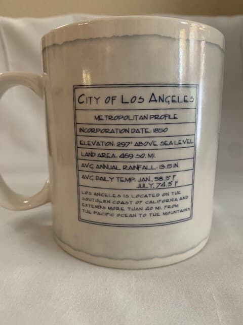 Starbucks Mug Los Angeles, CA Architecture Series 2010 - 18 OZ - Thumbnail 3