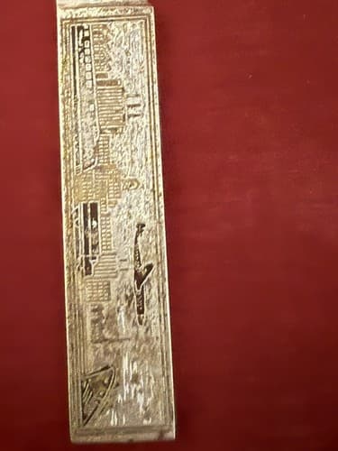 Germany Letter Opener/ruler Soligen Pat.# 10-113 Steel Silver Tone - Thumbnail 5