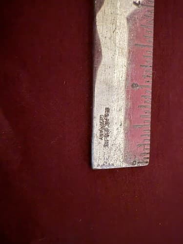 Germany Letter Opener/ruler Soligen Pat.# 10-113 Steel Silver Tone - Thumbnail 4