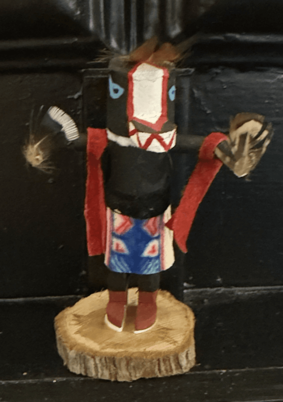 Kachina Doll Hopi Native American Badger "96" AM LDE - Image 1