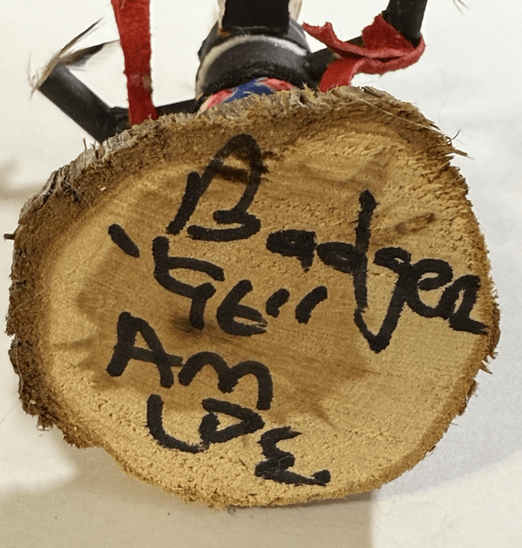 Kachina Doll Hopi Native American Badger "96" AM LDE - Thumbnail 5