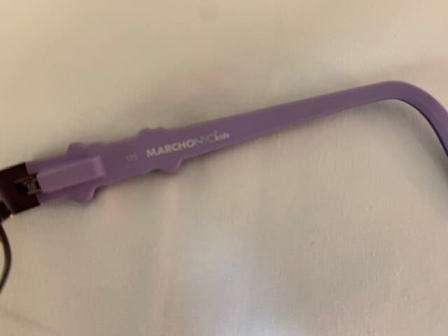 MarchoNYC Kids Eyeglass Frames Purple Olivia 502 46 15 125 - Thumbnail 3