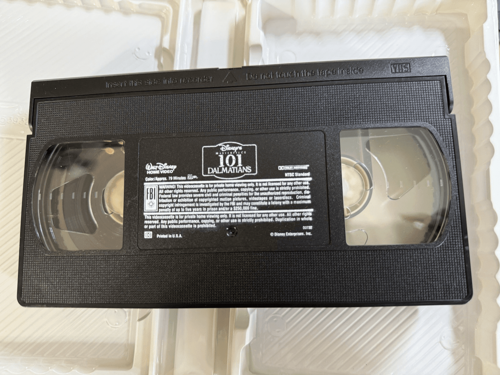 6 Disney Masterpiece VHS Tape Dumbo Dalmations LionKing SnowWhite Pocahontas Ali - Thumbnail 13