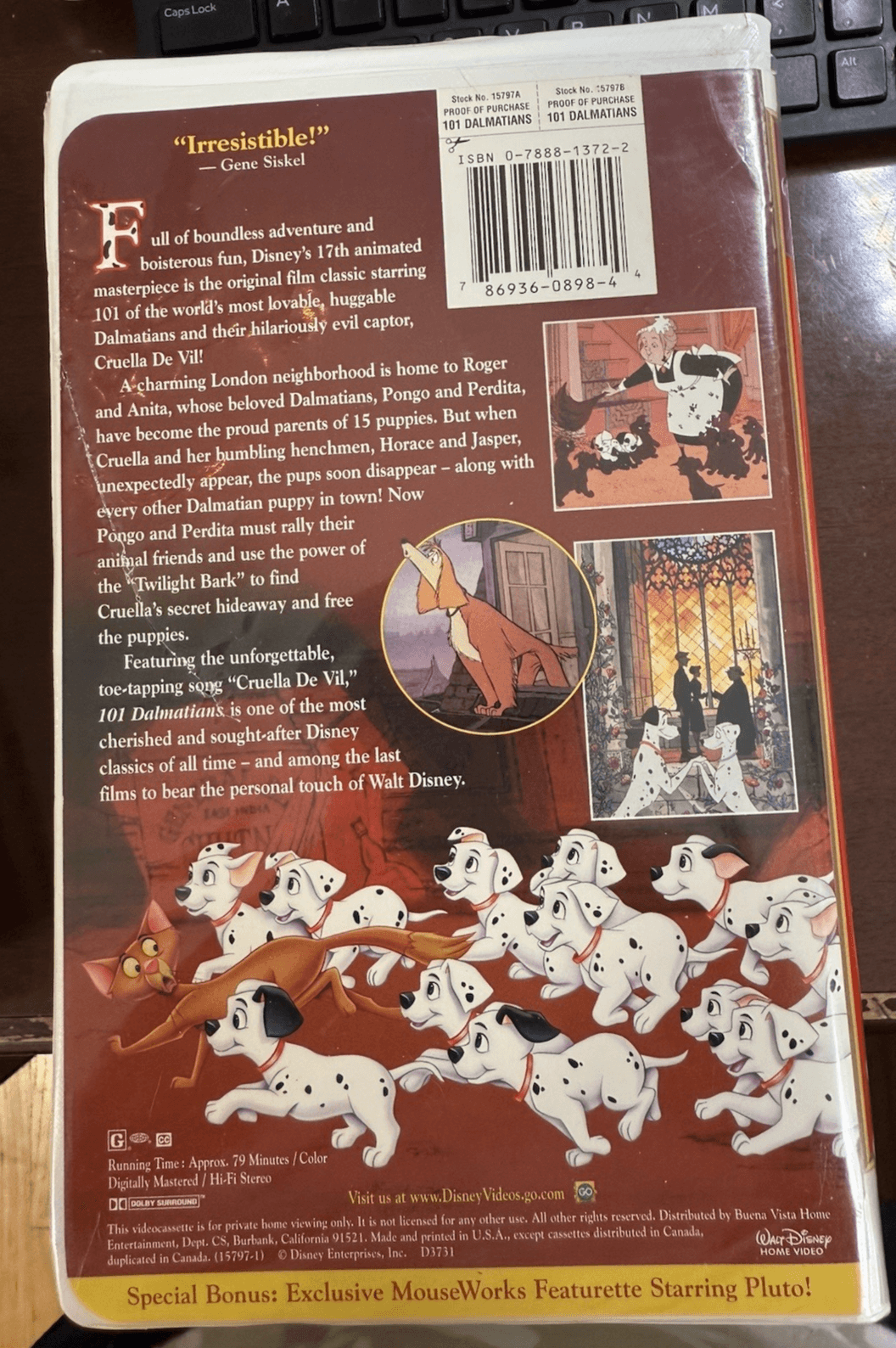 6 Disney Masterpiece VHS Tape Dumbo Dalmations LionKing SnowWhite Pocahontas Ali - Thumbnail 12