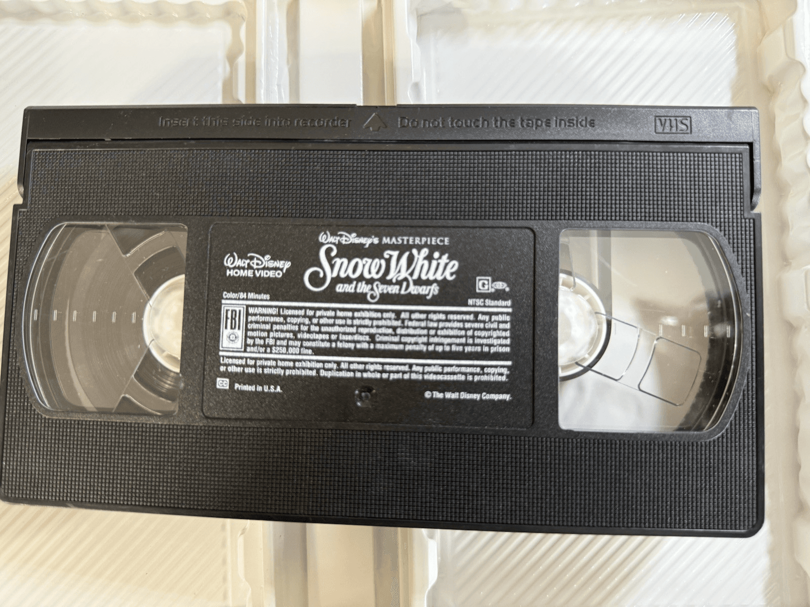 6 Disney Masterpiece VHS Tape Dumbo Dalmations LionKing SnowWhite Pocahontas Ali - Thumbnail 7