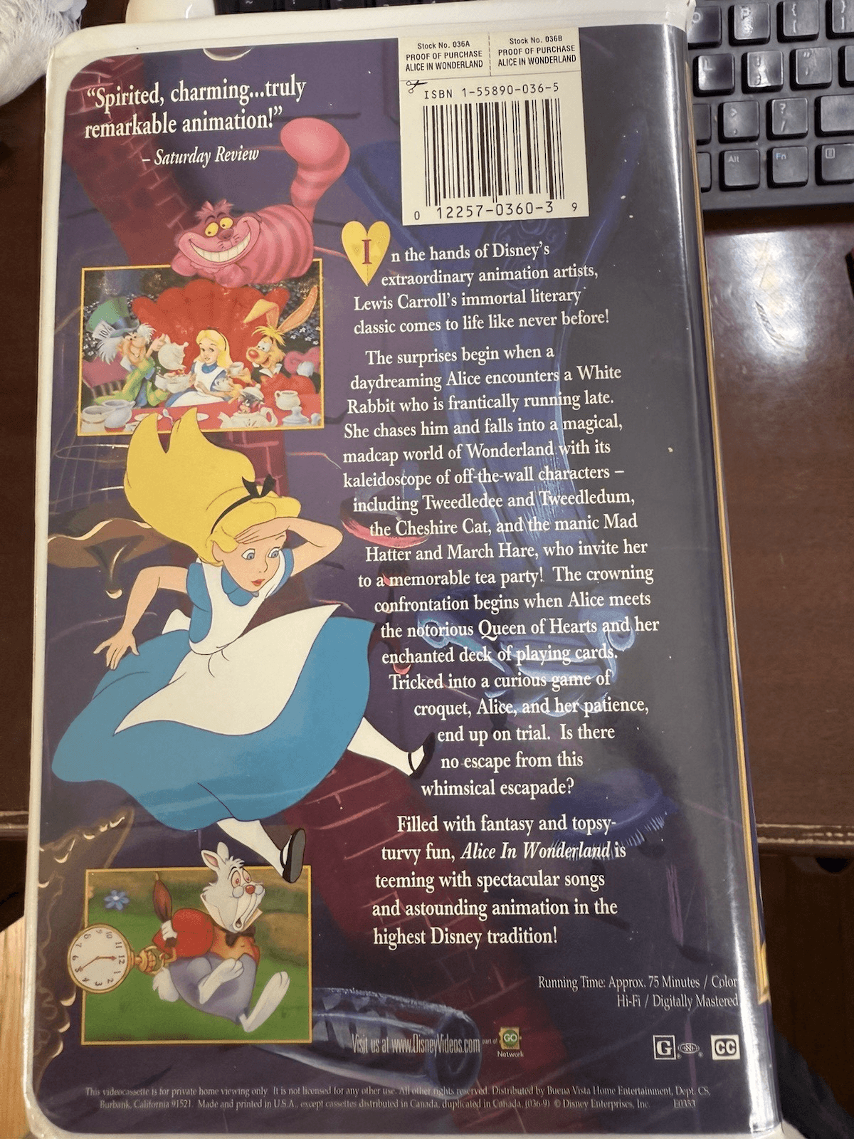 6 Disney Masterpiece VHS Tape Dumbo Dalmations LionKing SnowWhite Pocahontas Ali - Thumbnail 18