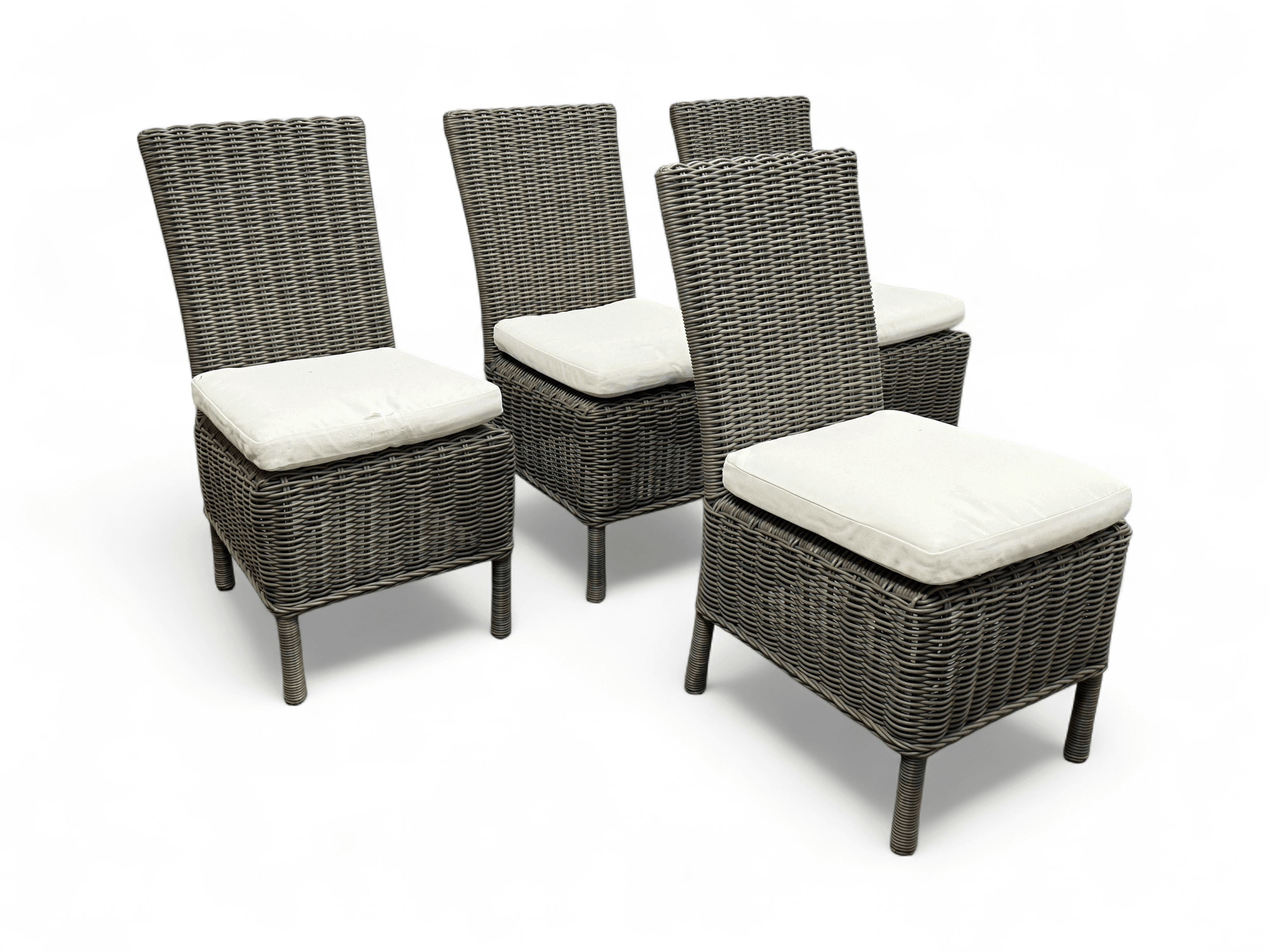 Pottery barn Huntington outdoors dinning chairs Cushing covers set of 4 - Thumbnail 2