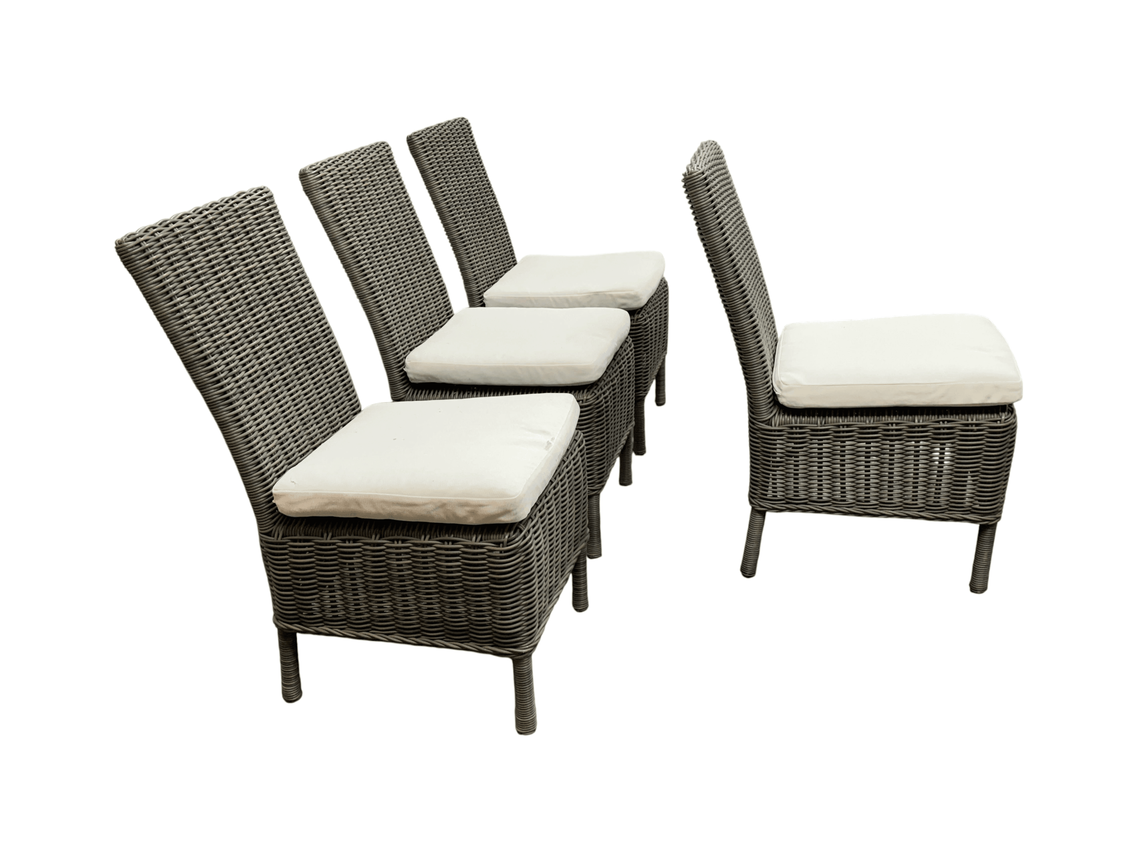 Pottery barn Huntington outdoors dinning chairs Cushing covers set of 4 - Image 1