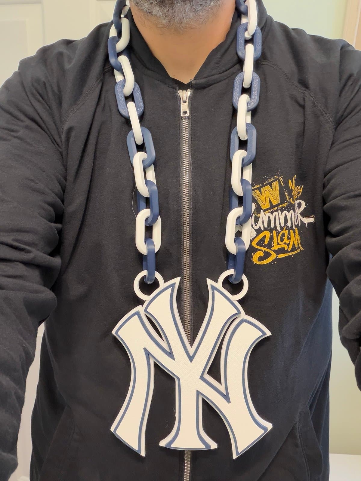 New York Yankees extra large hype fan chain! Custom made! Show your team love