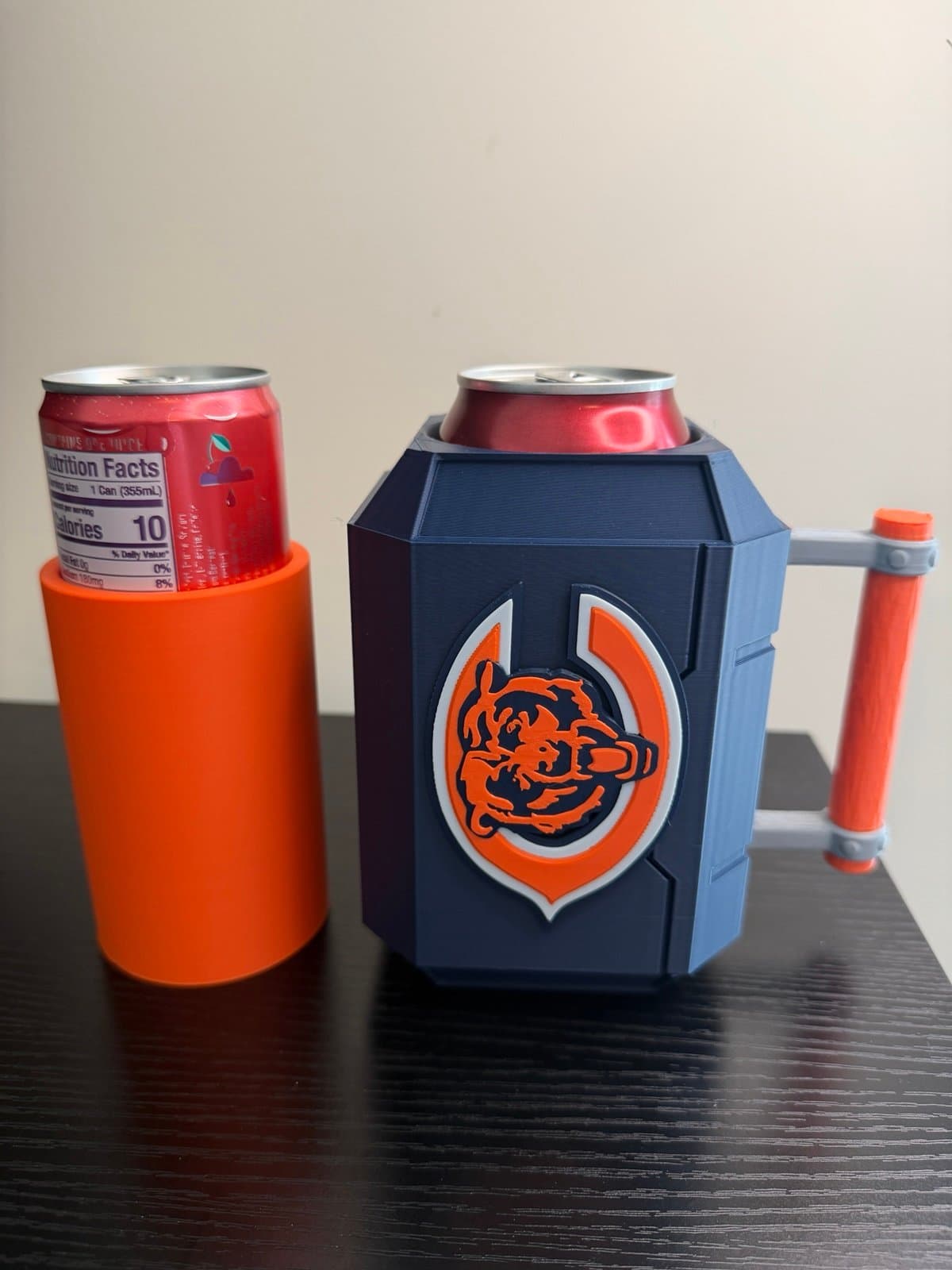 Chicago Bears inspired Thor Mjolnir Can Koozie