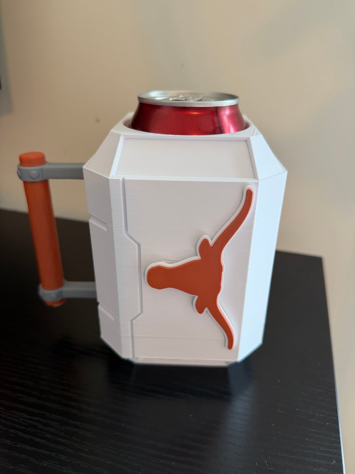 Texas Longhorns inspired Thor Mjolnir Can Koozie - Thumbnail 2