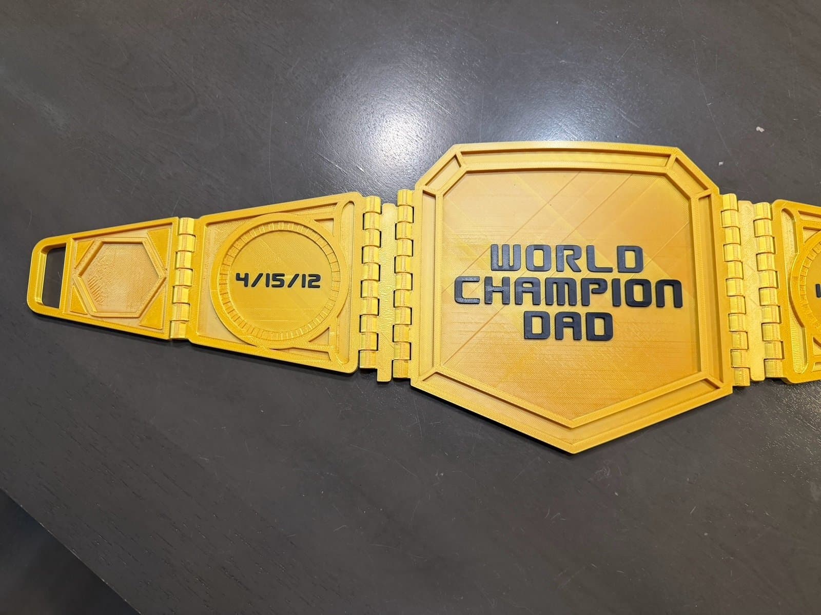 Fully custom made Wrestling style Championships belt! - Thumbnail 3