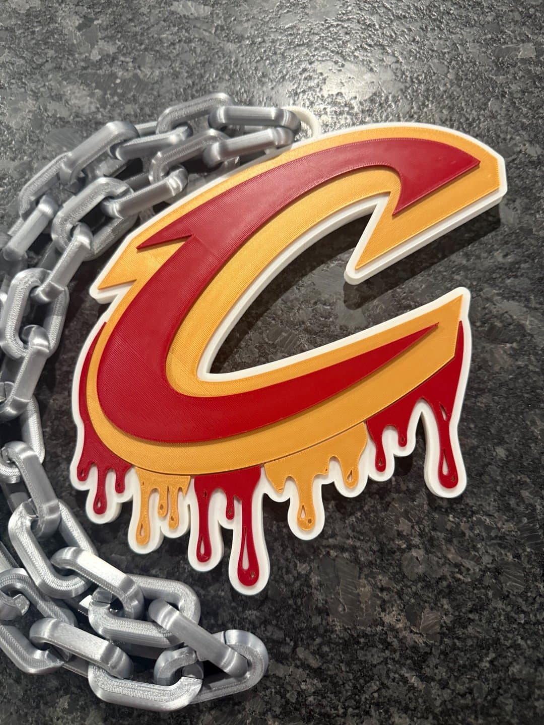 Cleveland Cavaliers drip style hype chain necklace