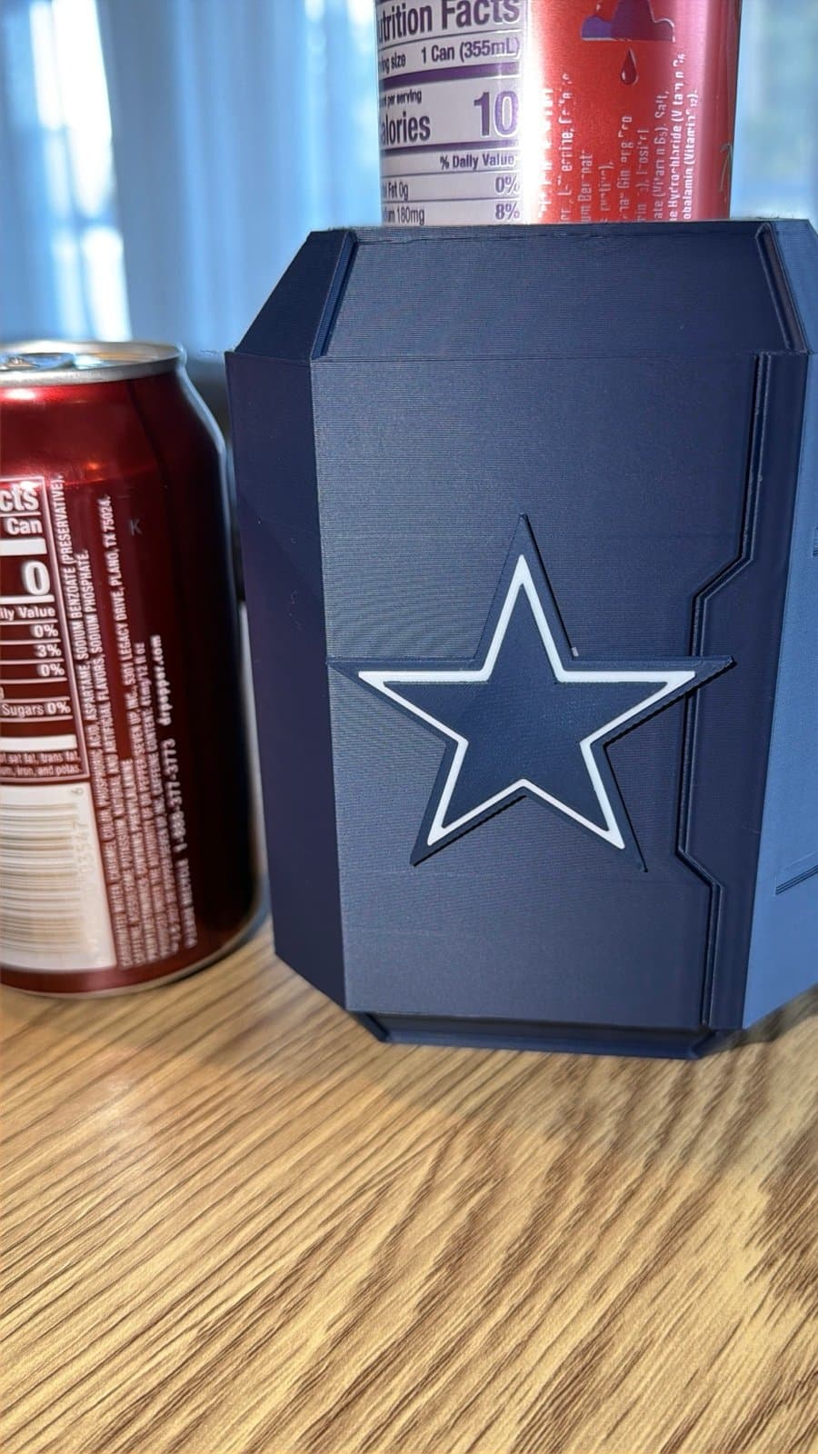 Dallas Cowboys inspired Thor Mjolnir Can Koozie - Thumbnail 2