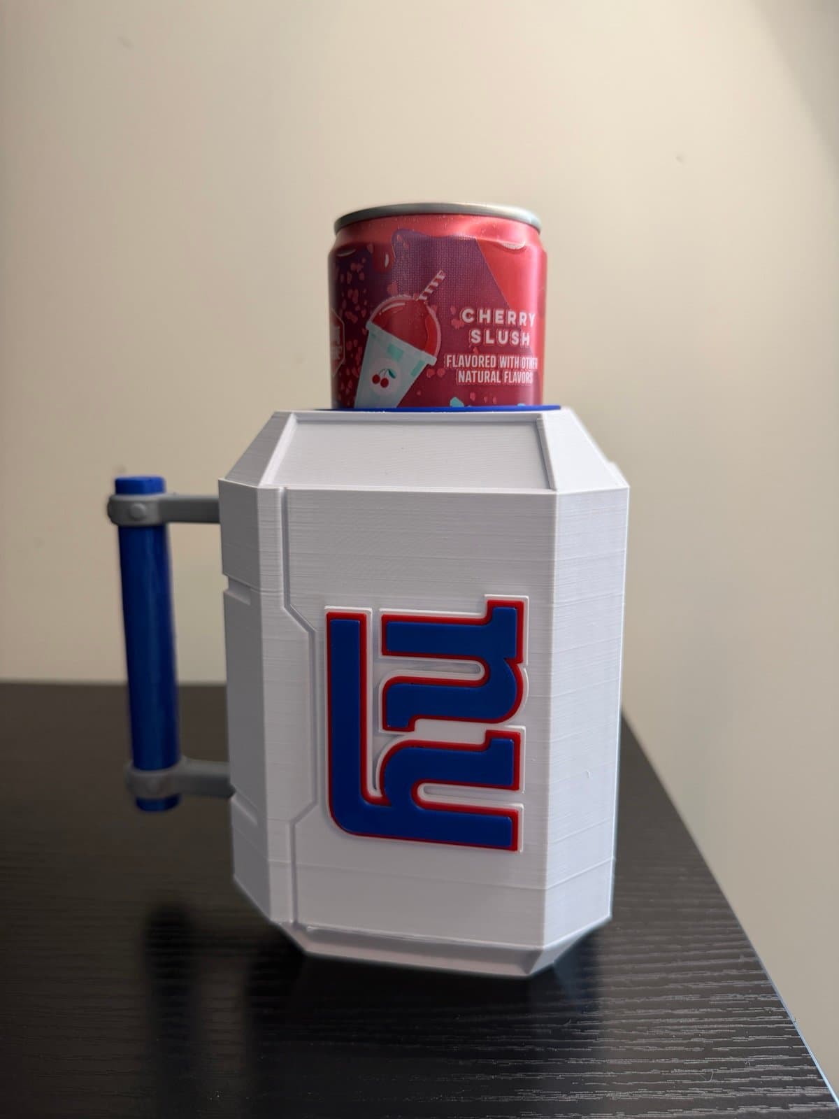New York Giants inspired Thor Mjolnir Can Koozie - Thumbnail 3