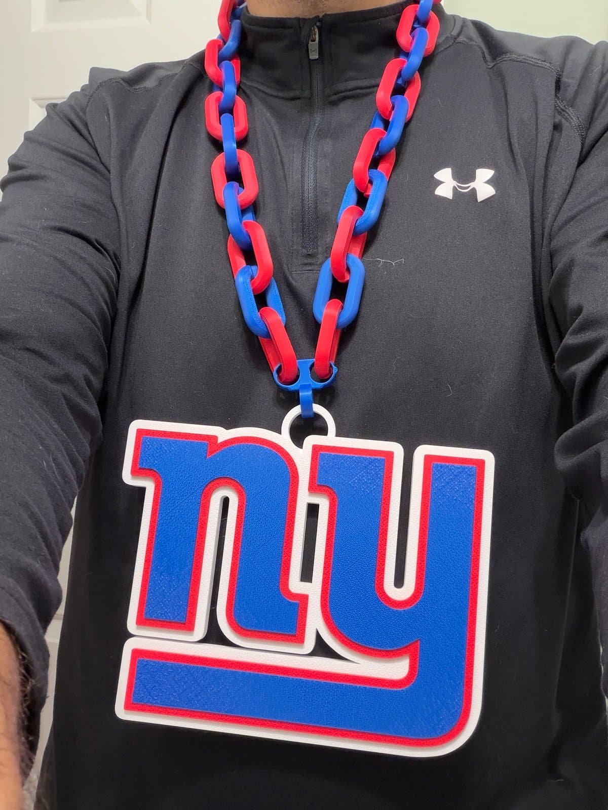 New York Giants Hype Fan Chain - NFL - Custom made - great for game day! - Image 1