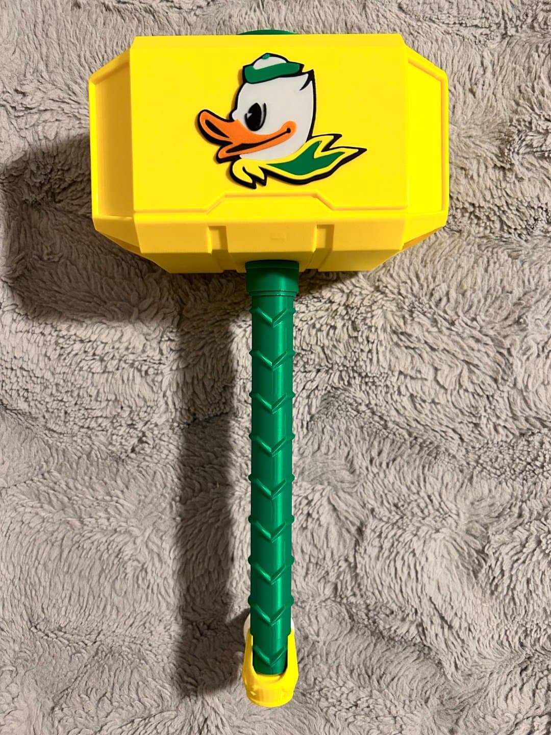 Oregon Ducks inspired Mjolnir Thor's Hammer - 3D Printed Fan Art - Image 1