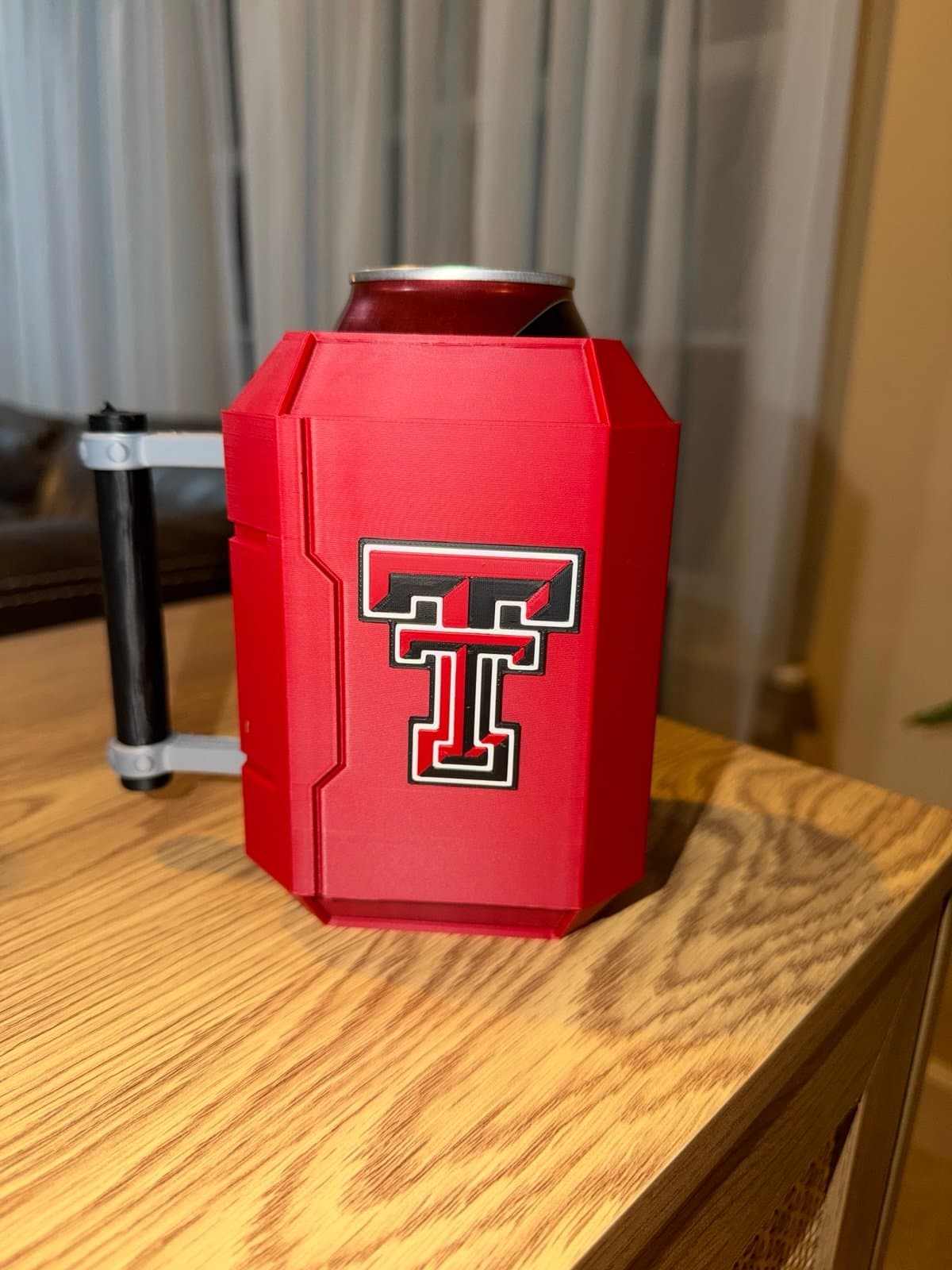 Texas Tech University inspired Thor Mjolnir Can Koozie - Thumbnail 2