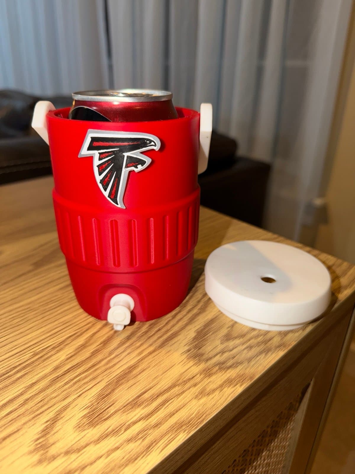 Atlanta Falcon Cooler Can Koozies - holds 12 oz cans! As seen on TikTok! - Image 1