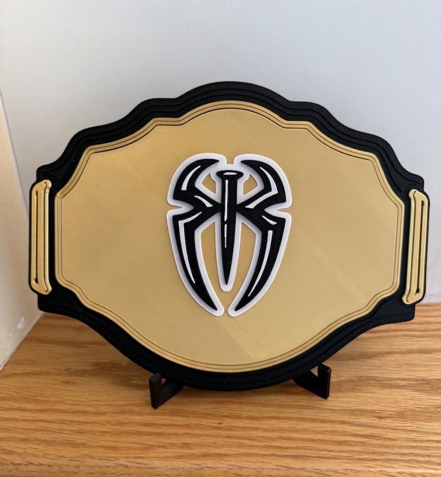 Roman Reigns WWE championship belt hype fan chain OR desk display! Pick one! - Image 1