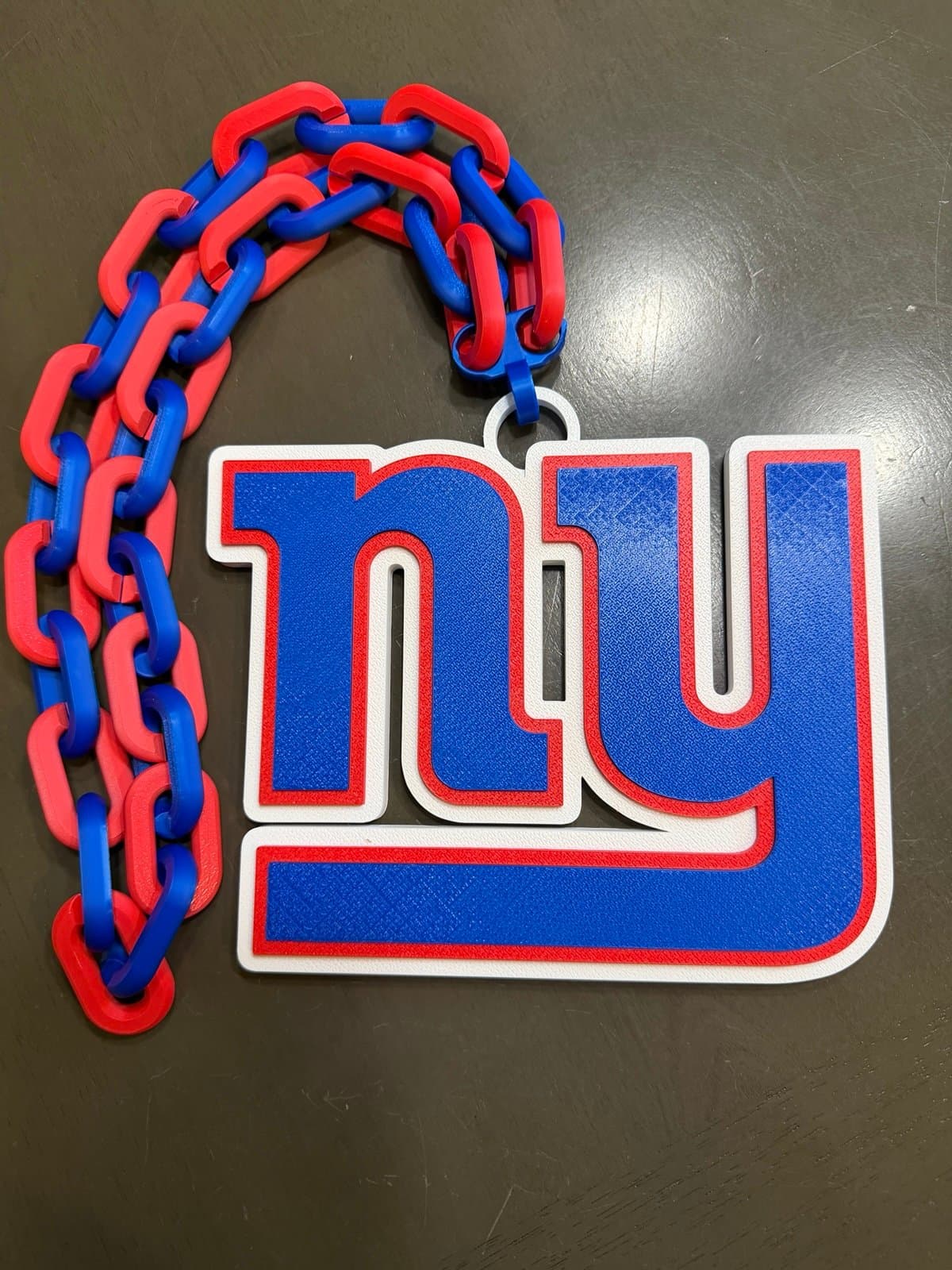 New York Giants Hype Fan Chain - NFL - Custom made - great for game day! - Thumbnail 2