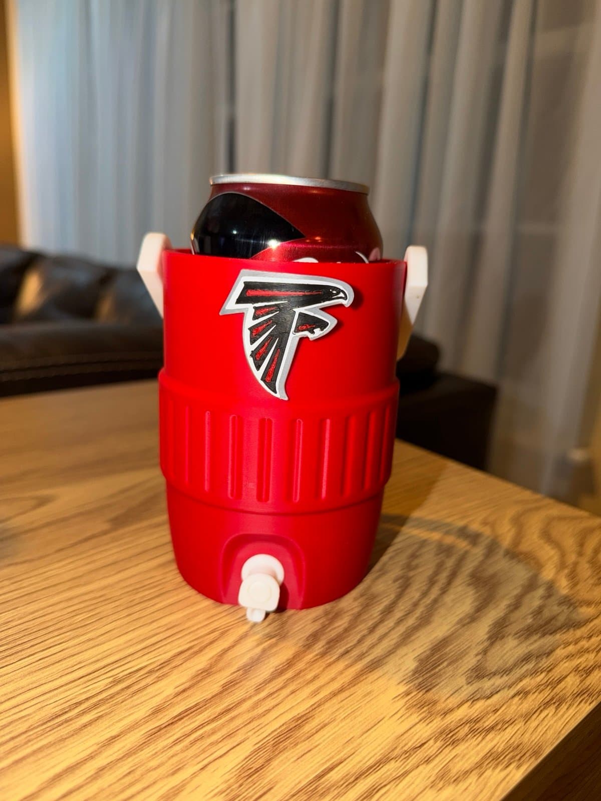 Atlanta Falcon Cooler Can Koozies - holds 12 oz cans! As seen on TikTok! - Thumbnail 2
