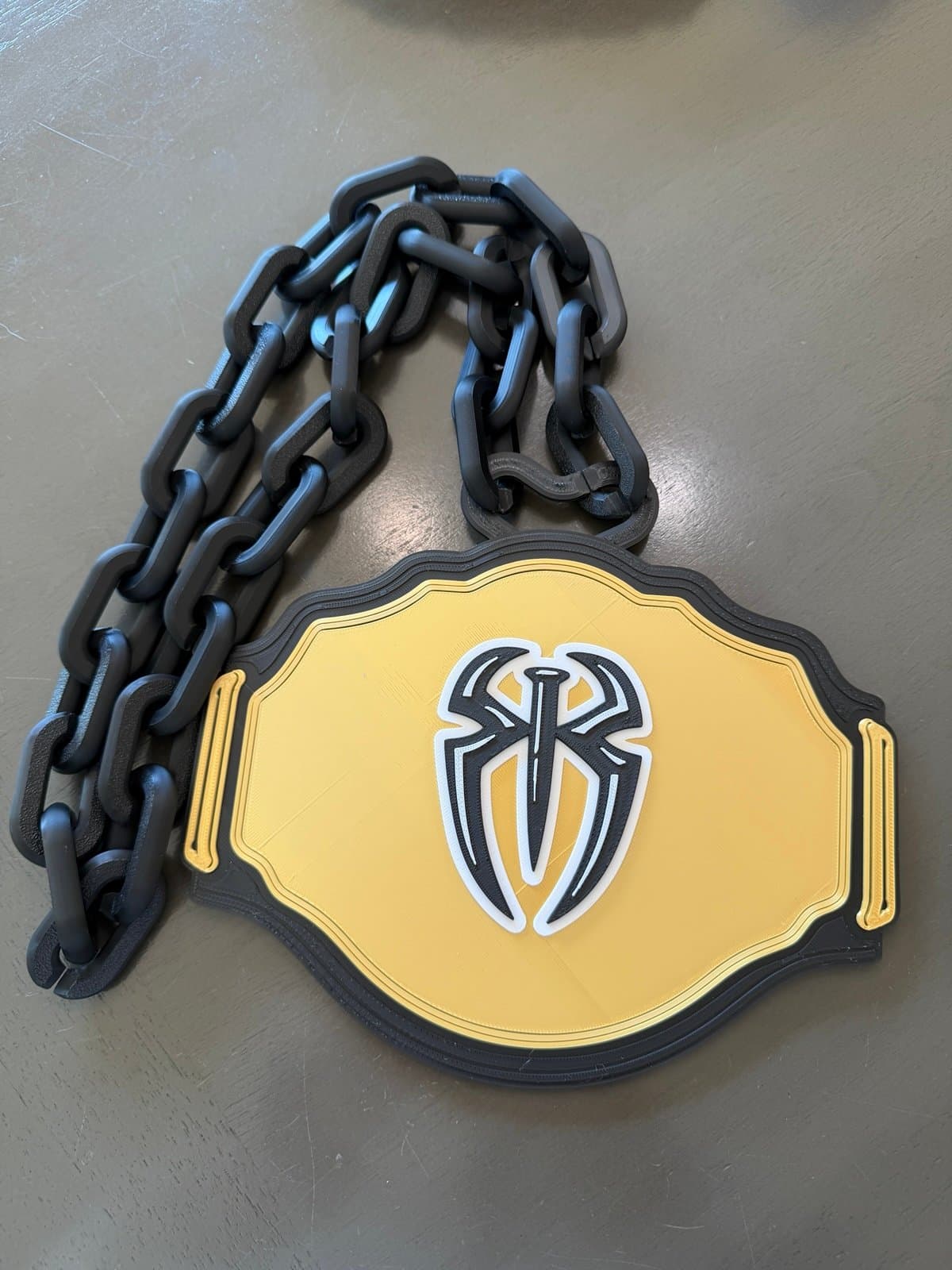 Roman Reigns WWE championship belt hype fan chain OR desk display! Pick one! - Thumbnail 2