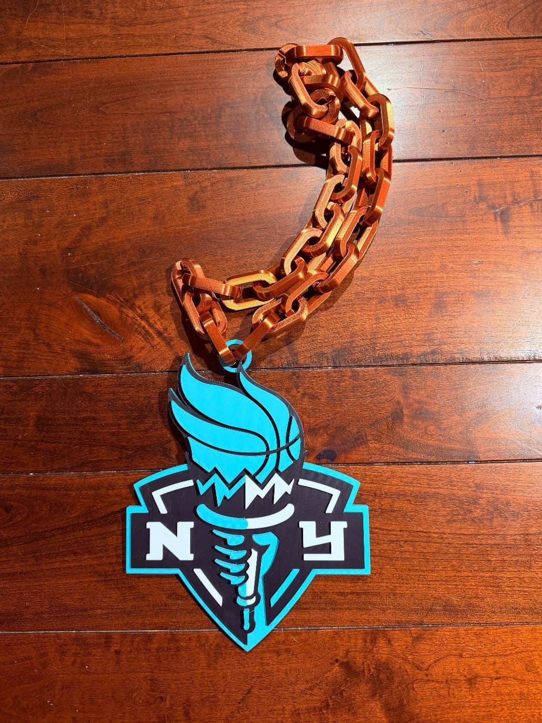 New York Liberty Oversized Necklace Logo hype fan chain! - Image 1