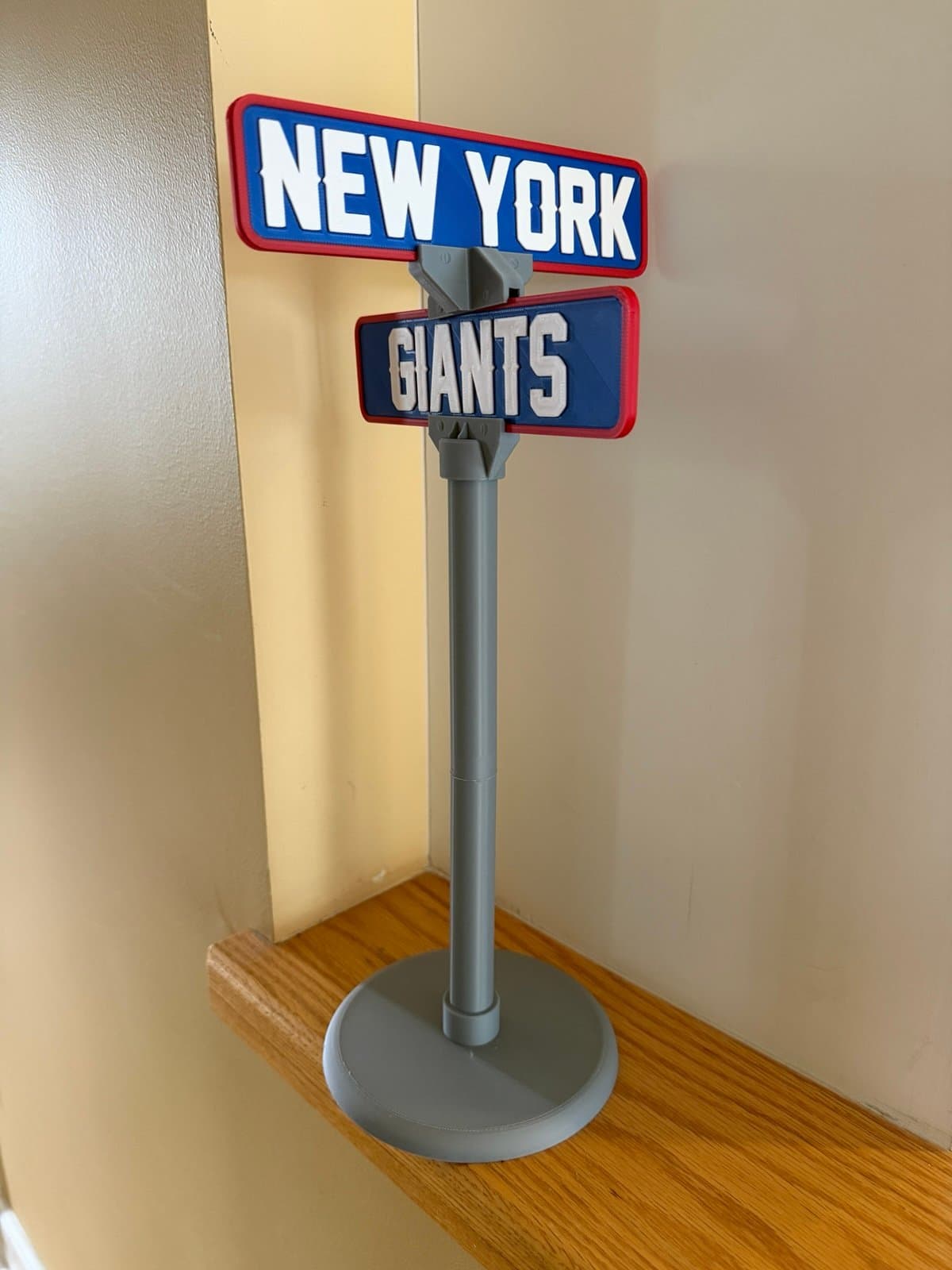 New York Giants mini street sign - 15 inches tall - great for your desk! - Thumbnail 2