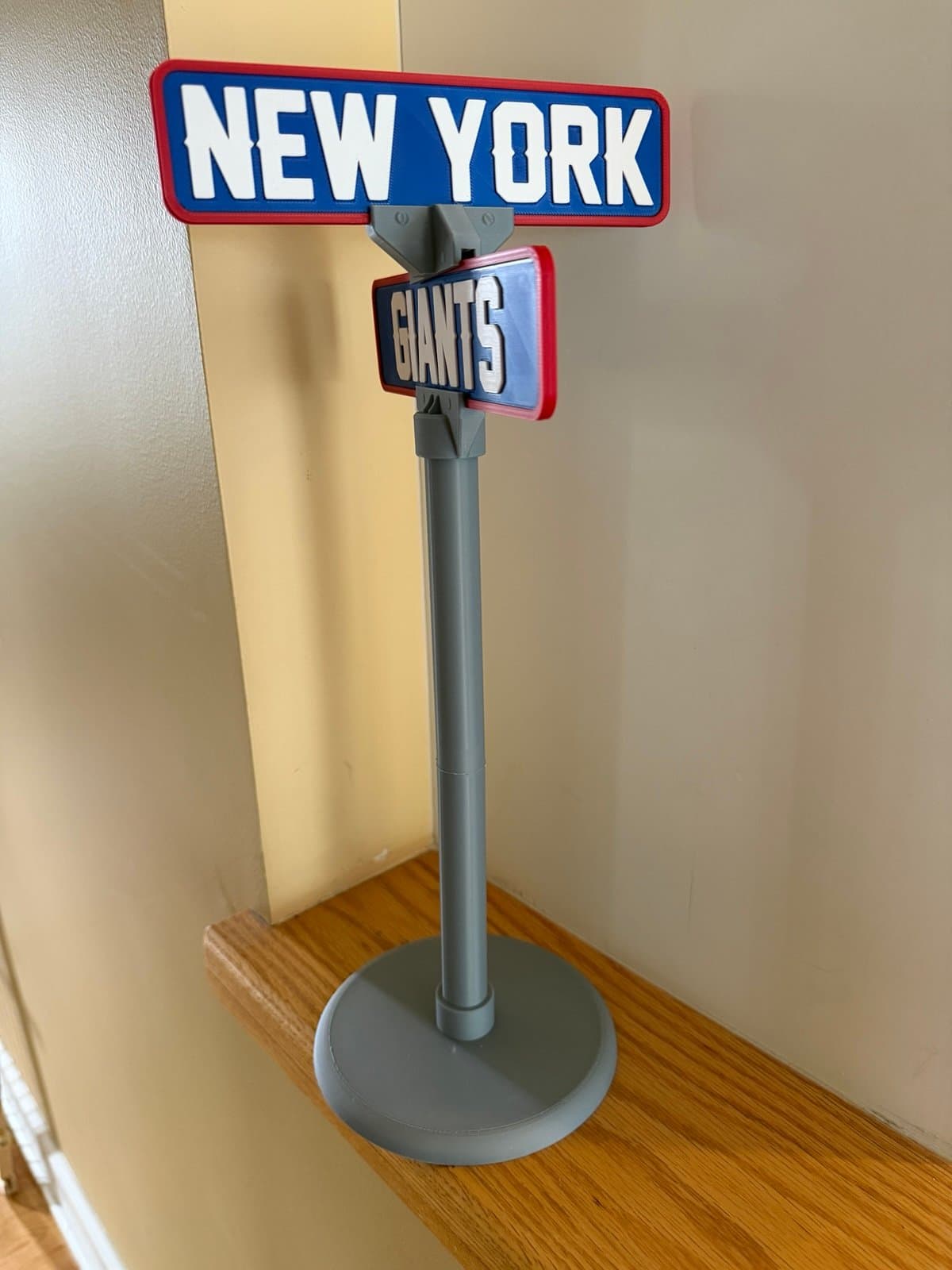 New York Giants mini street sign - 15 inches tall - great for your desk! - Thumbnail 3