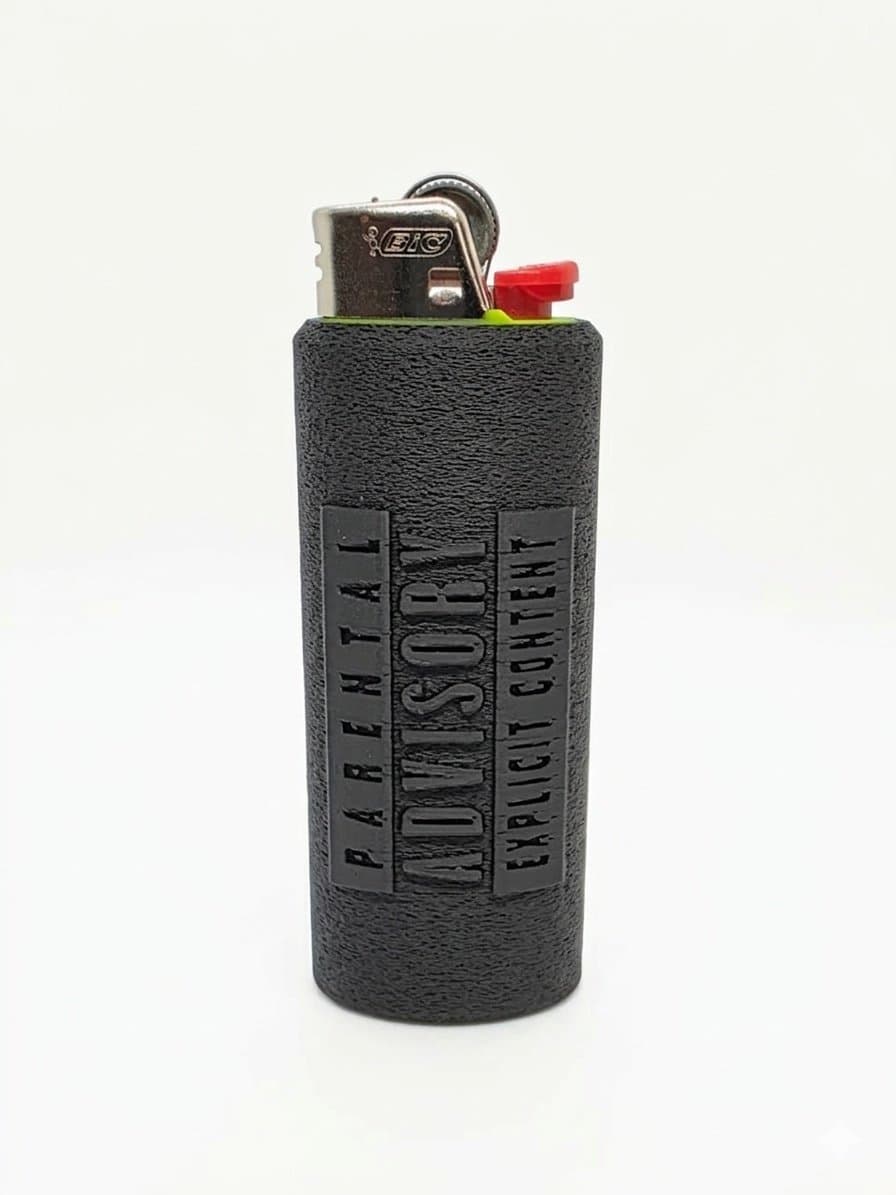 Parental Advisory - Explicit Content Bic Sleeve - pick your color! - Image 1