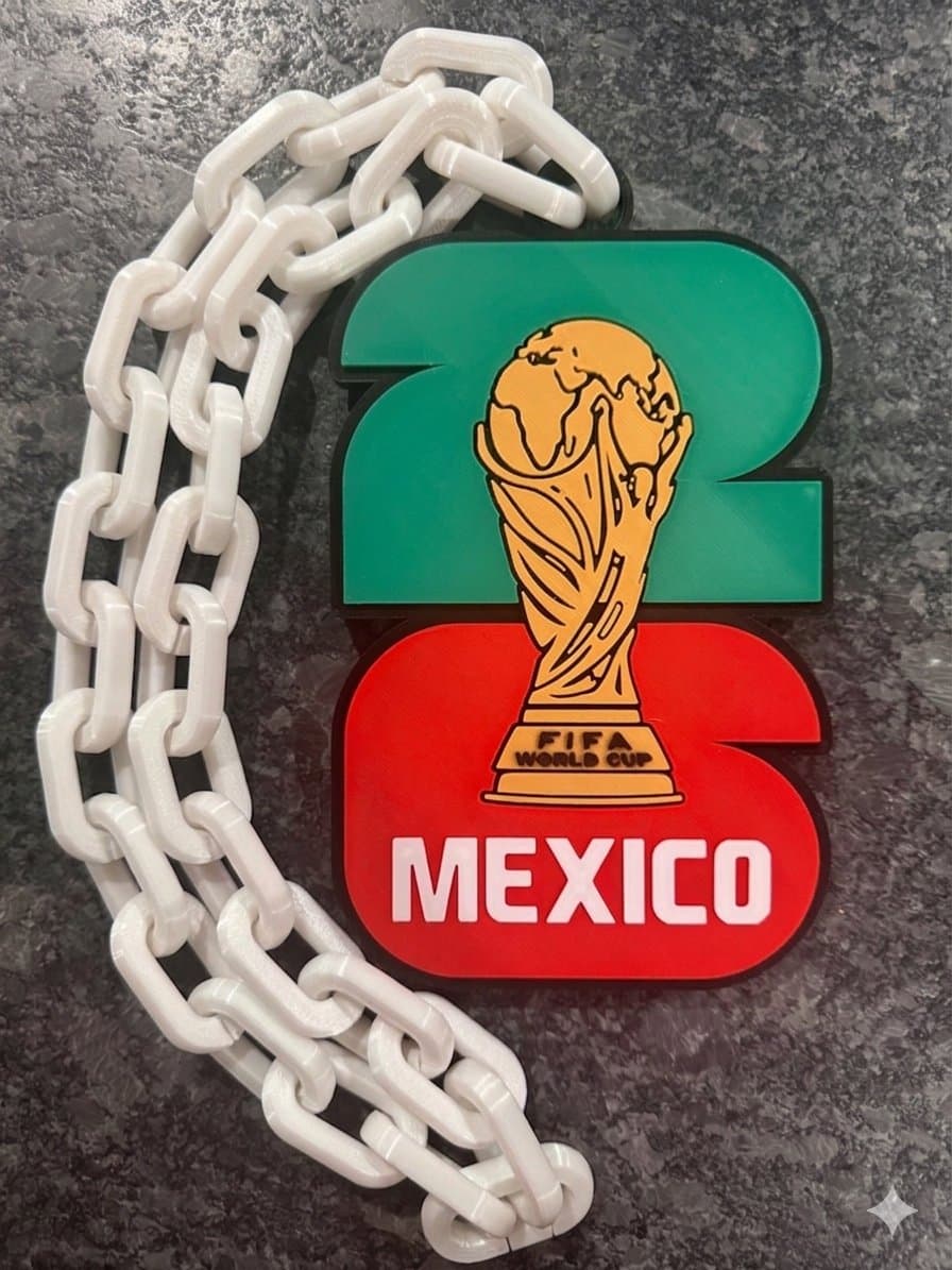Mexico 2026 World Cup Hype Chain necklace - Image 1