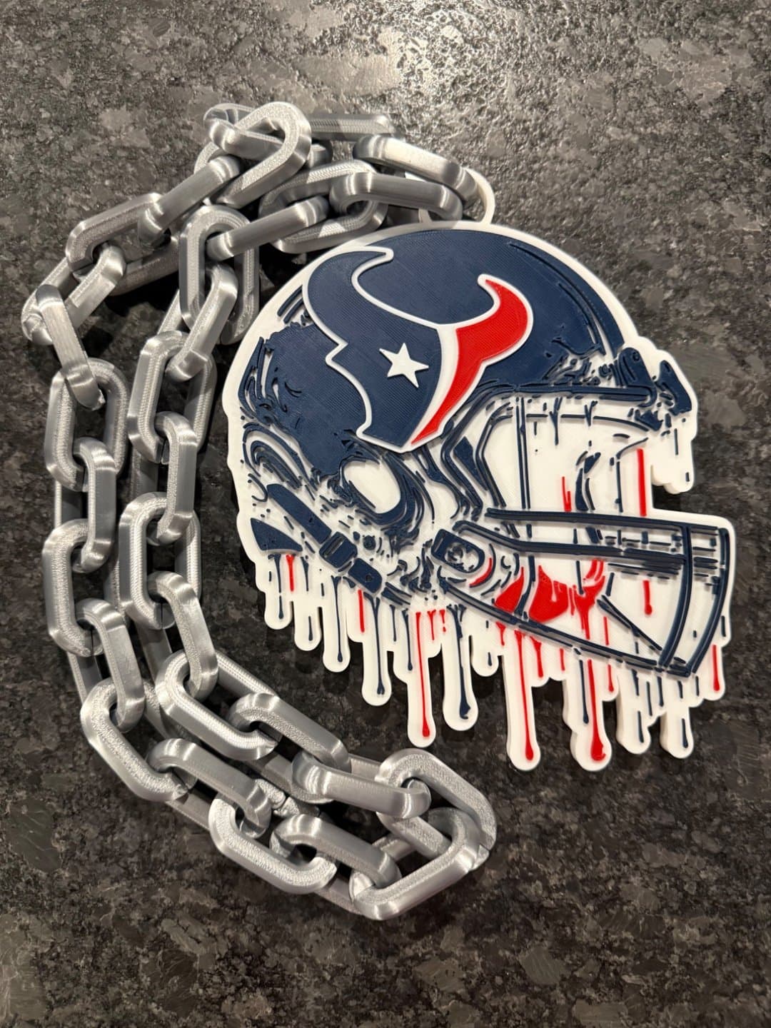 Houston Texans Drip Style hype fan chain necklace! - Image 1