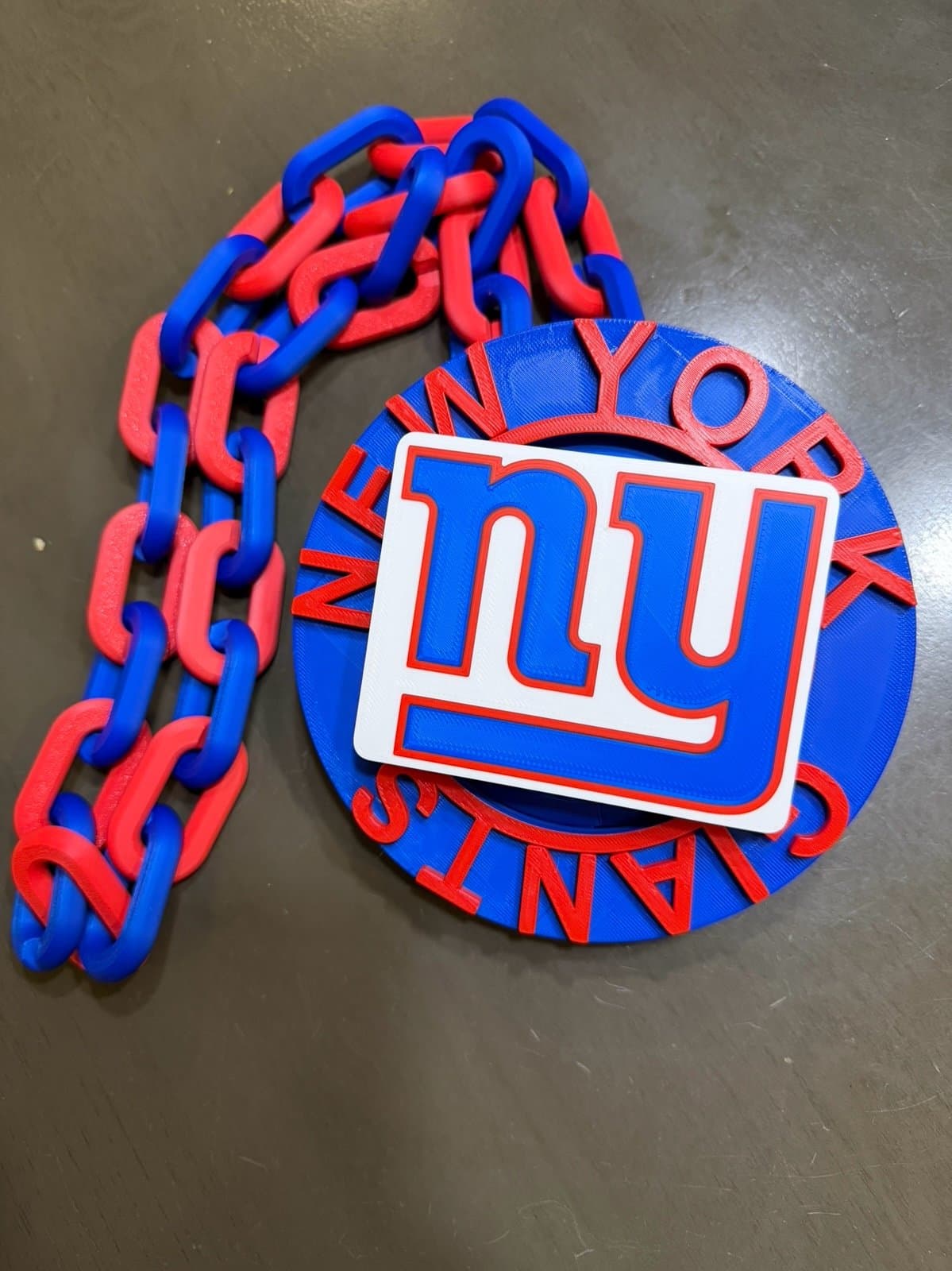 New York Giants Spinning hype fan chain- custom made! - Thumbnail 2