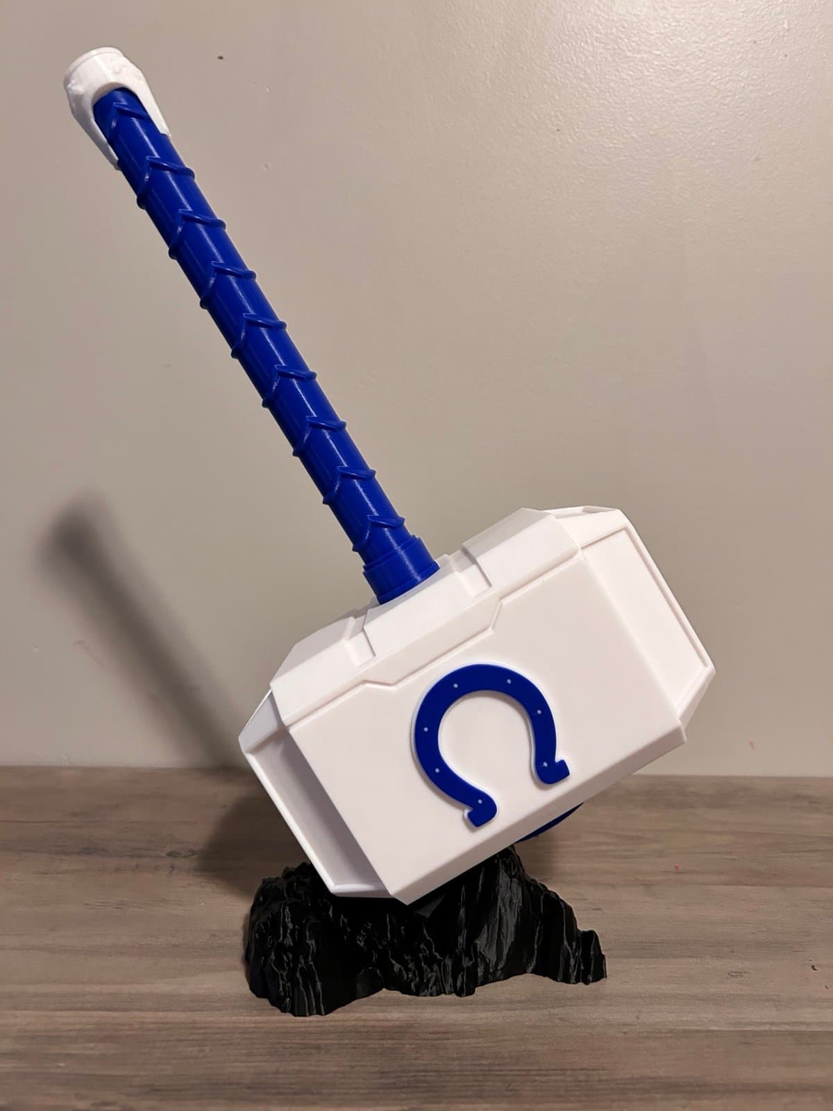Indianapolis Colts Thor inspired hammer and rock stand - Thumbnail 2