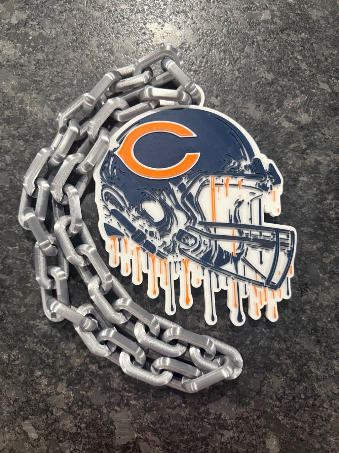Chicago Bears Drip Style hype fan chain necklace! - Image 1