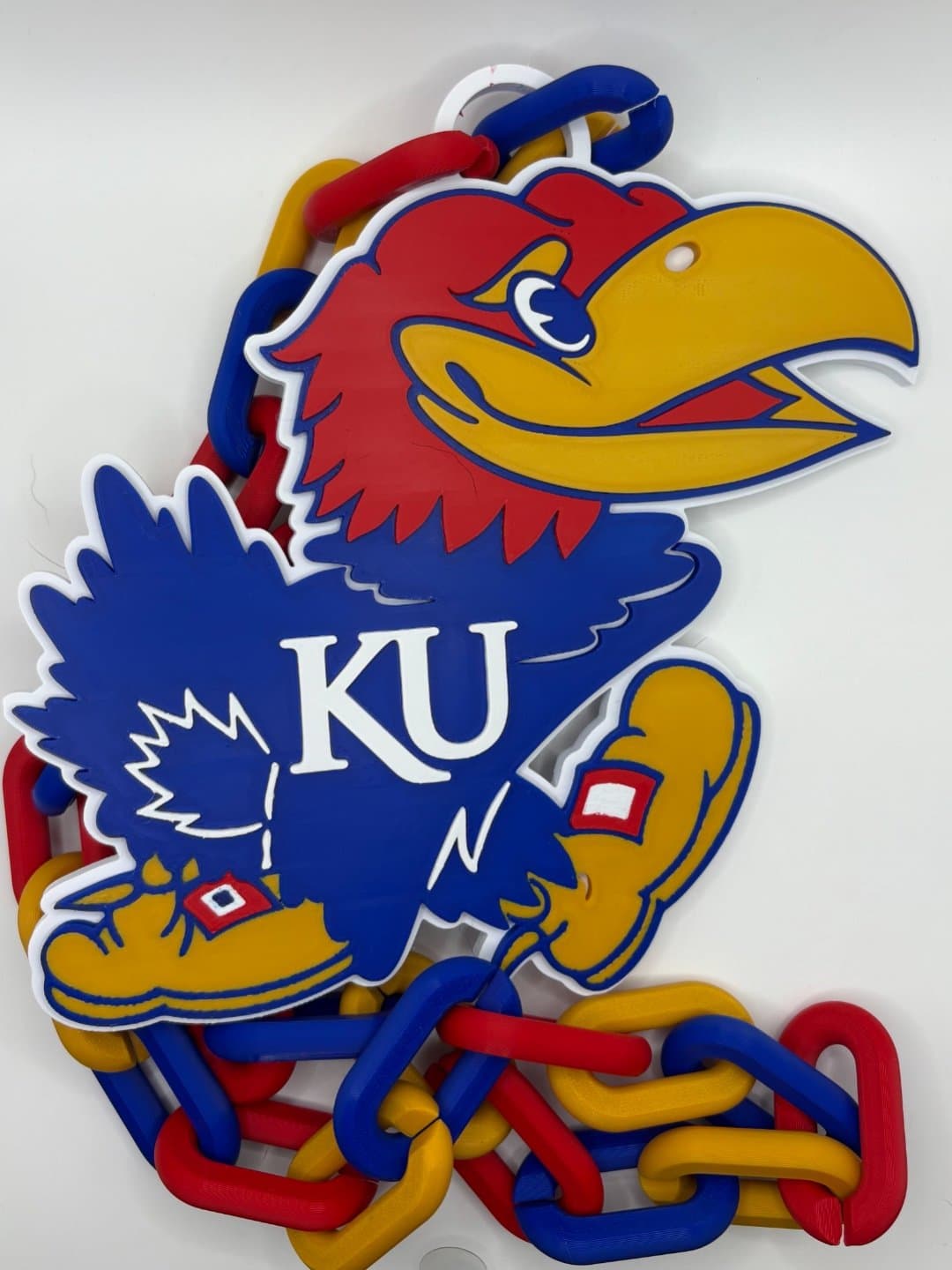 KANSAS JAYHAWKS HYPE CHAIN NECKLACE - Image 1