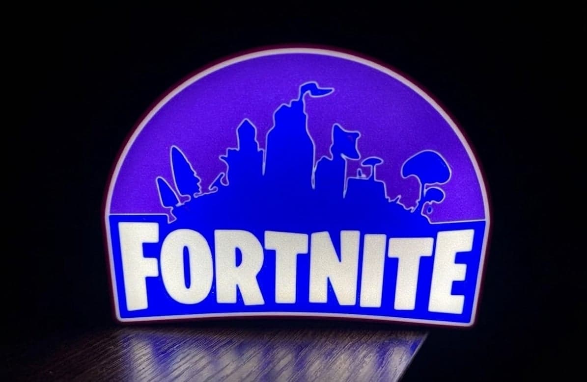Fortnite LED light box! Great for your desk or shelf! - Image 1