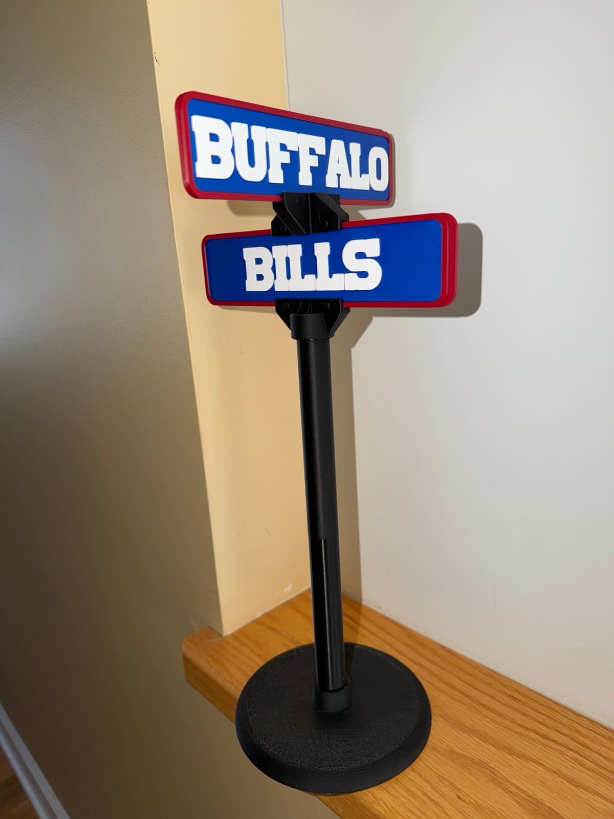 Buffalo Bills custom made mini street sign - great for your desk - Image 1
