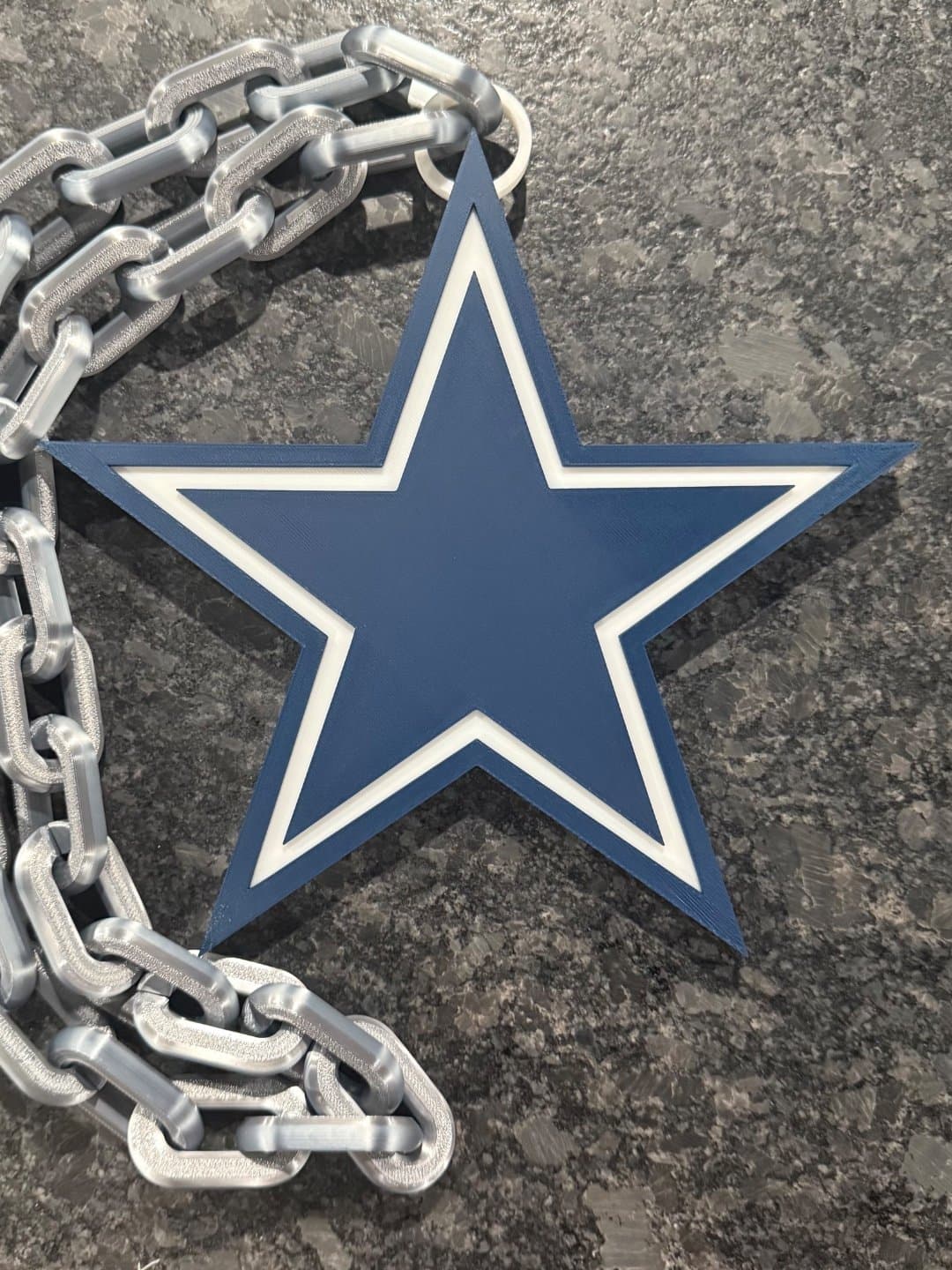 Dallas cowboys hype fan chain necklace! Unique fan item - Image 1