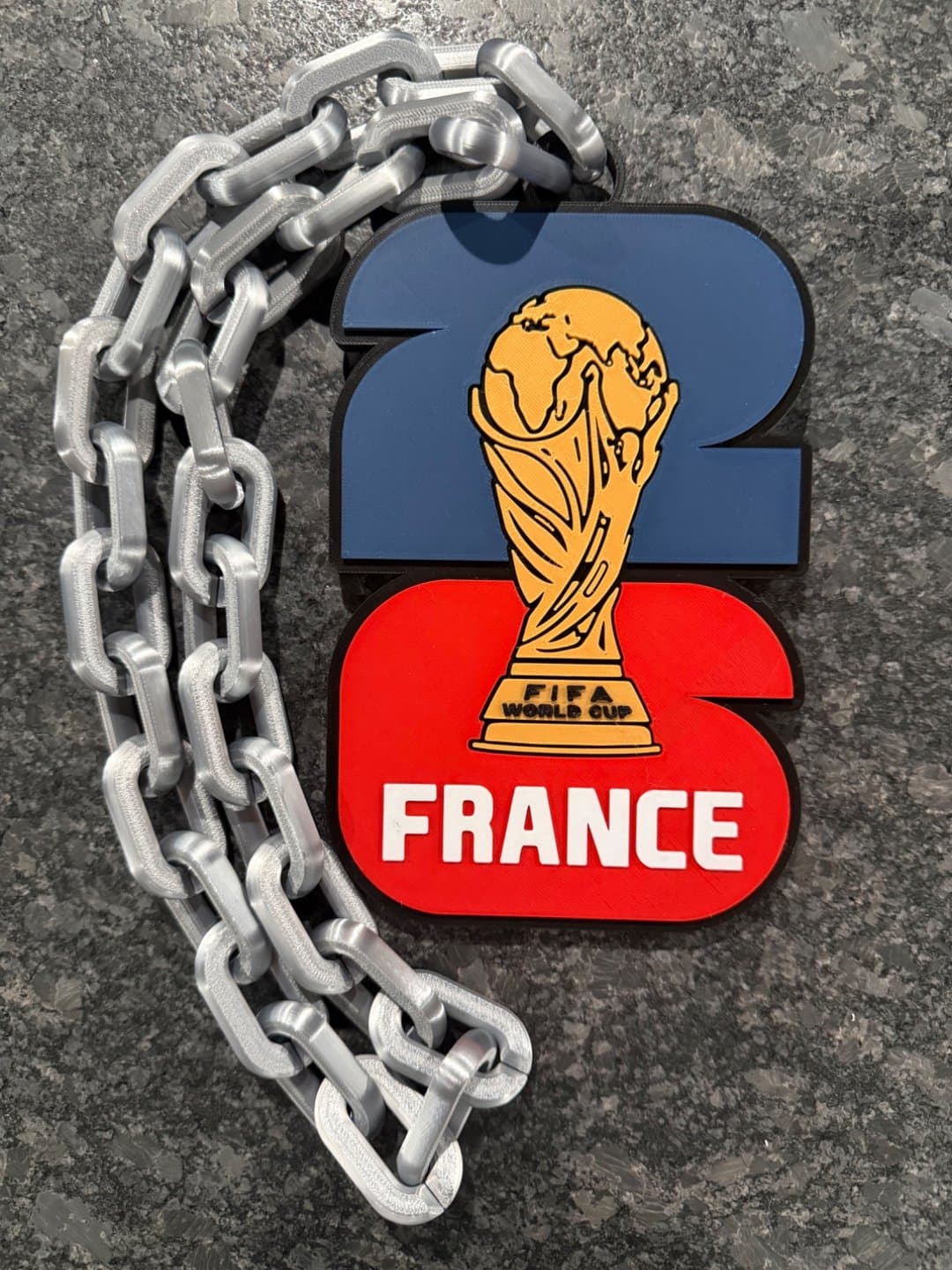 France 2026 World Cup Hype Chain necklace - Image 1